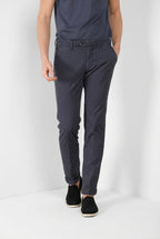 Torino City Icon Flex pantalón chino hombre en cavallery de algodón y lino stretch slim fit