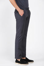Torino City Icon Flex pantalón chino hombre en cavallery de algodón y lino stretch slim fit