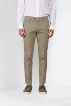 Torino City Icon Flex Hose Chino Herren aus Stretch-Cavallery aus Baumwolle und Leinen slim fit