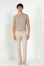 Torino City Hose Chino Herren aus Wolltwill slim fit