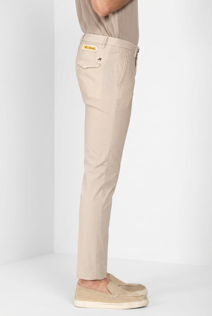 Torino City pantalone chino uomo in twill lana slim fit
