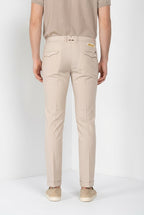 Torino City Hose Chino Herren aus Wolltwill slim fit