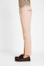 Torino 1 Pinces pantalone chino uomo in gabardina stretch slim fit