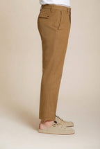 Boston pantalone chino uomo in cavallery stretch relaxed fit