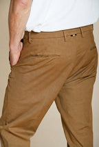 Boston pantalone chino uomo in cavallery stretch relaxed fit