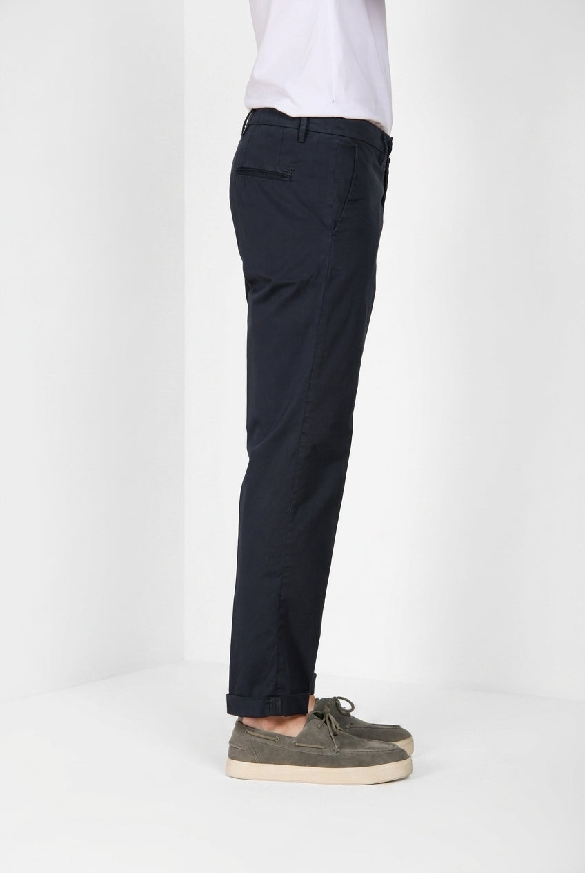 Madison M74 men's chino pants in lightweight stretch twill carrot fit