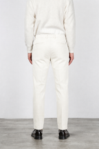 Paris pantalon chino homme en tricotine de coton tapered fit