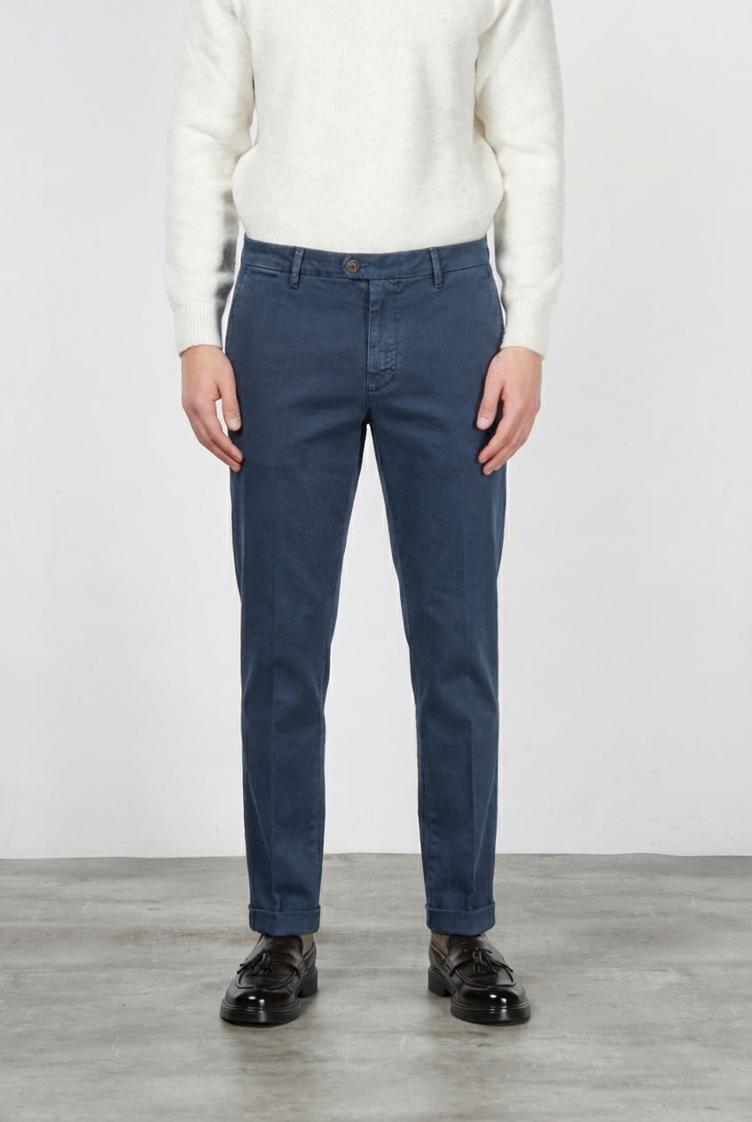 Madison pantalón chino de hombre en bull stretch carrot fit