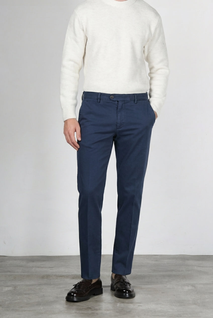 Madison pantalón chino de hombre en bull stretch carrot fit