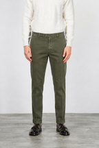 Pantalon Chino Homme Madison en Tissu Bull Stretch Coupe Carrot