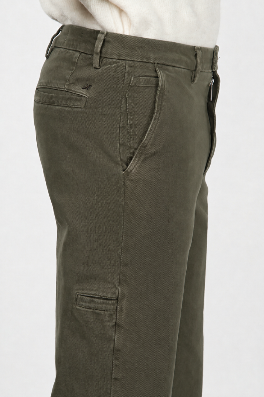 Pantalon Chino Homme Madison en Tissu Bull Stretch Coupe Carrot