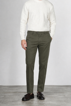 Pantalon Chino Homme Madison en Tissu Bull Stretch Coupe Carrot