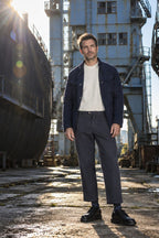 Madison pantalón chino de hombre en bull stretch carrot fit
