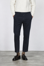 Garden pantalone chino uomo in bull stretch carrot fit