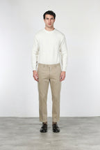 Garden men’s chino pants in stretch bull with carrot fit