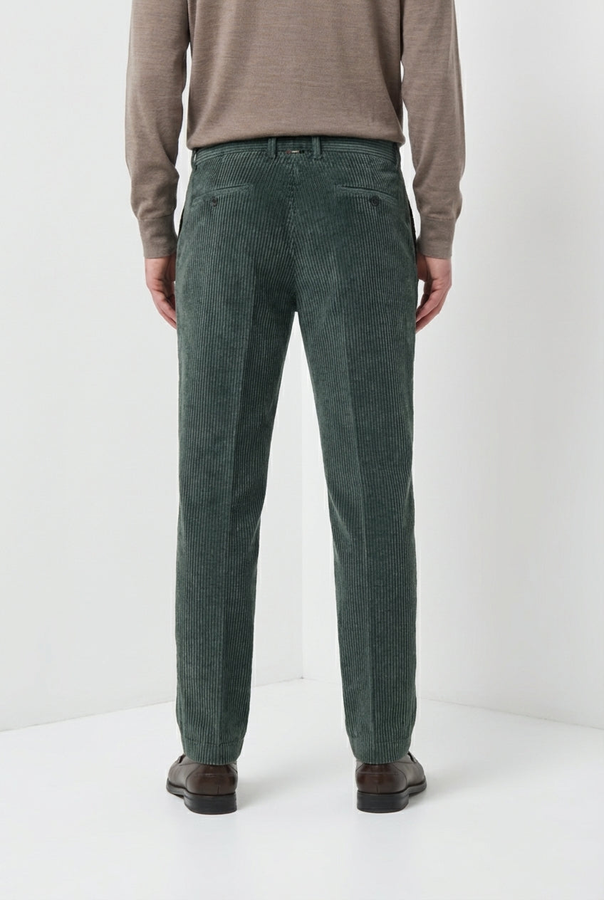 Paris pantalon chino homme en velours à grosses côtes carrot fit
