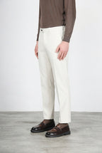 Paris pantalon chino homme en tricotine stretch carrot fit
