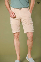Chile Herren Stretch-Satin Slim Cargo Bermuda Shorts slim fit  ①