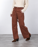 Violette women’s chino pants in twill with balloon fit ①
