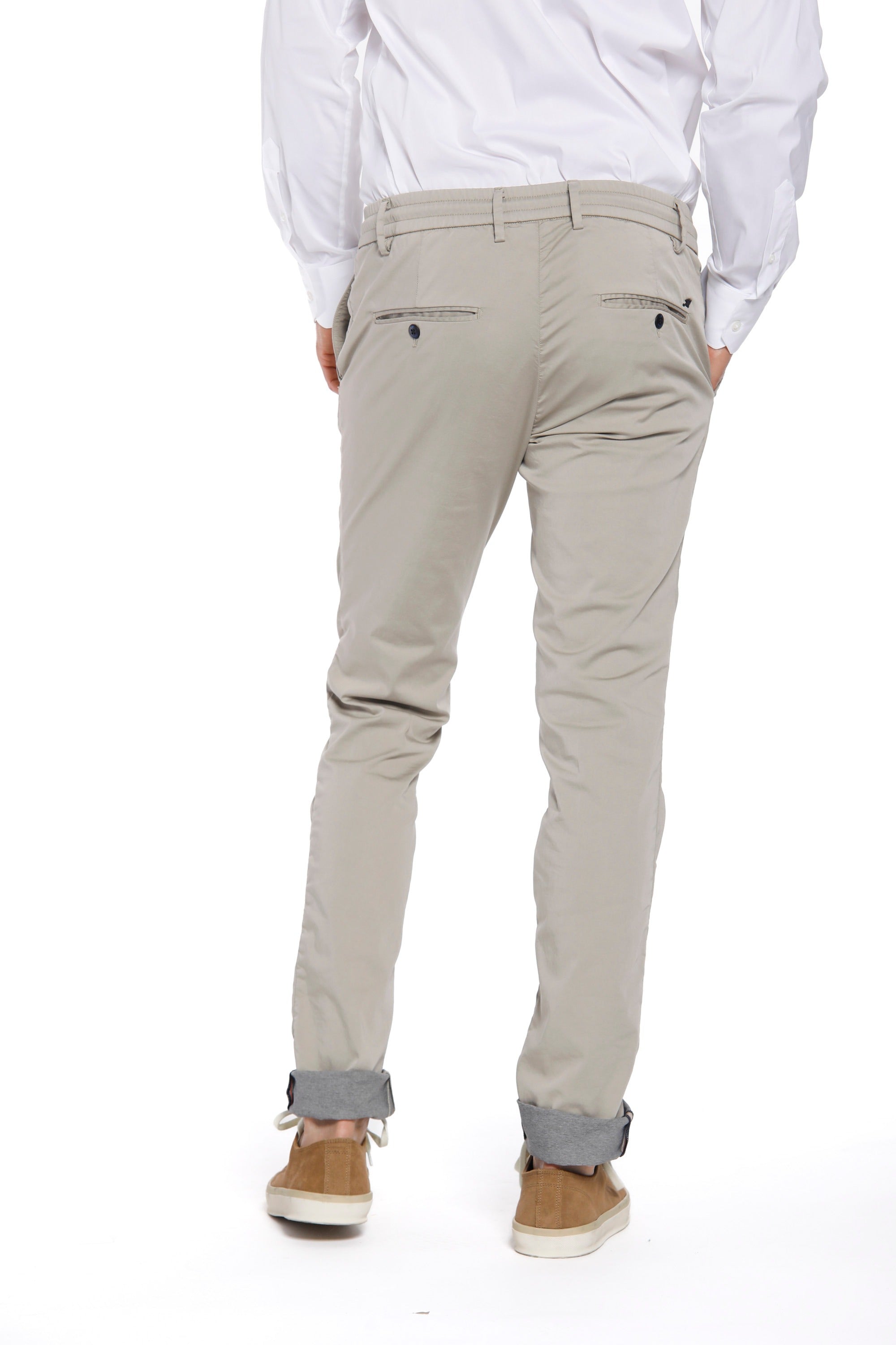 Milano - Jogger Travel Herren-Jogginghose aus Techno-Stretch-Satin Extra Slim